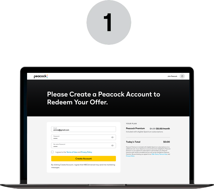 Step 1: Open the Peacock app on Xfinity Flex or X1.