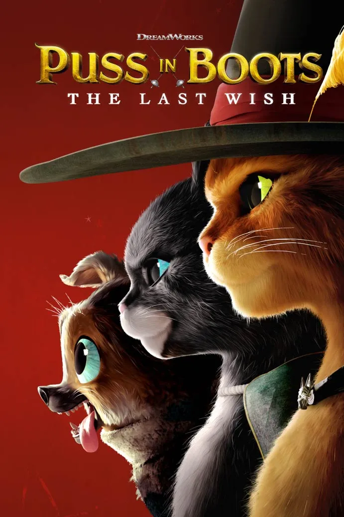 Puss in Boots: The Last Wish vertical key art