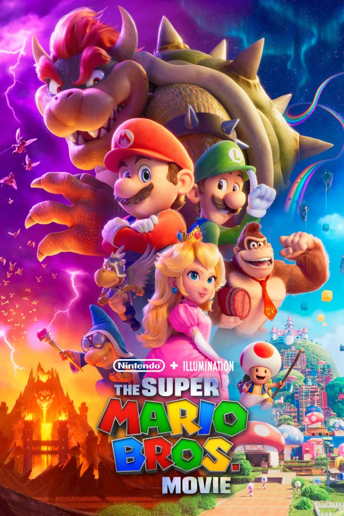 The Super Mario Bros. Movie vertical key art