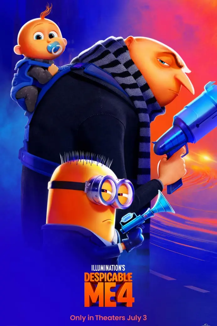 Despicable Me 4 vertical key art