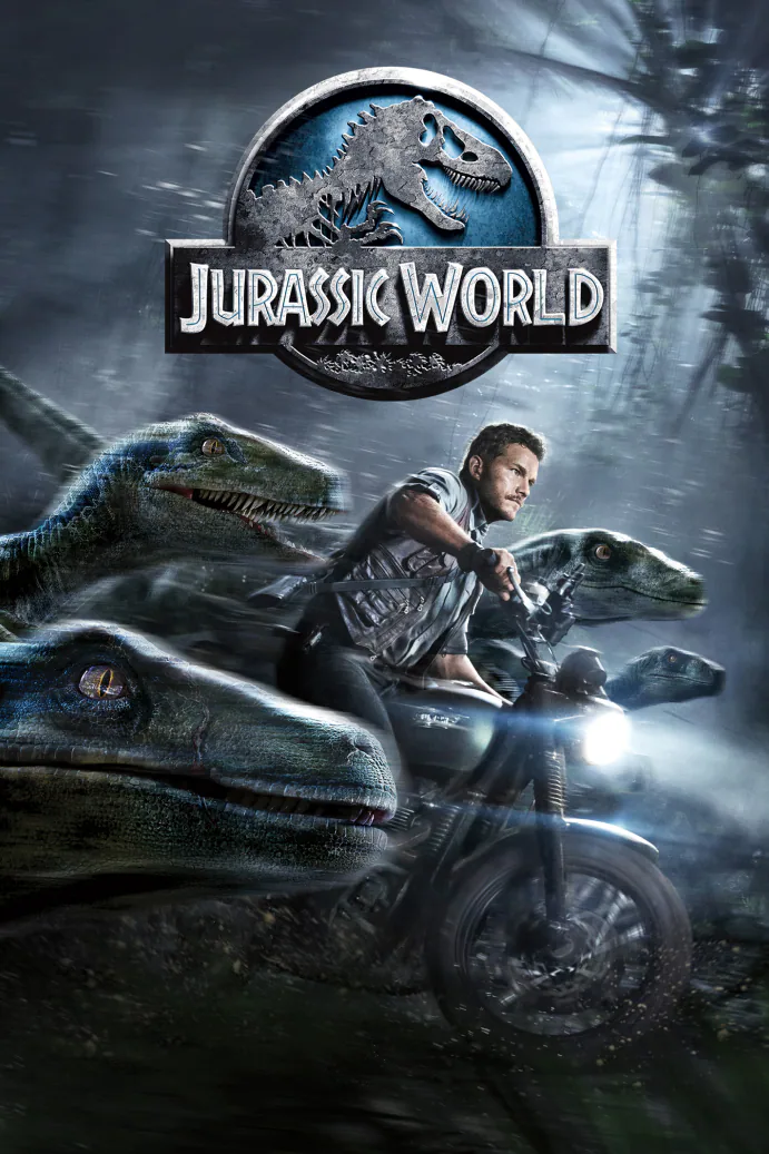 Jurassic World vertical key art