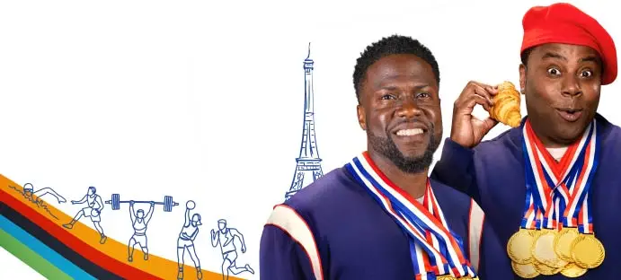 Olympic Highlights With Kevin Hart Kenan Thompson Peacock Olympic Highlights With Kevin Hart Kenan Thompson Peacock