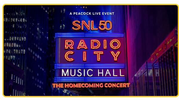 SNL50: The Homecoming Concert Key Art 