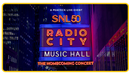 SNL50: Homecoming Concert key art 