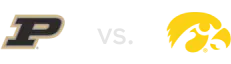 Purdue vs Iowa Logo Image
