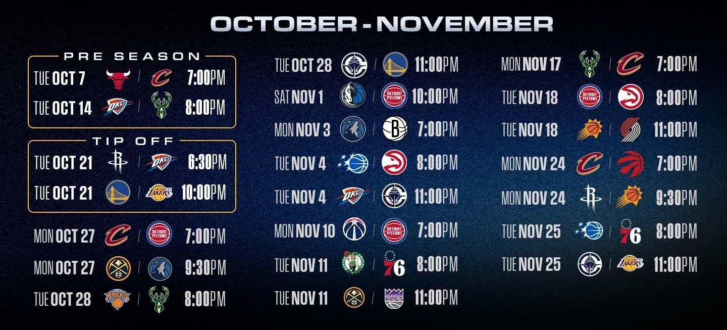 Peacock NBA Schedule 2025-26