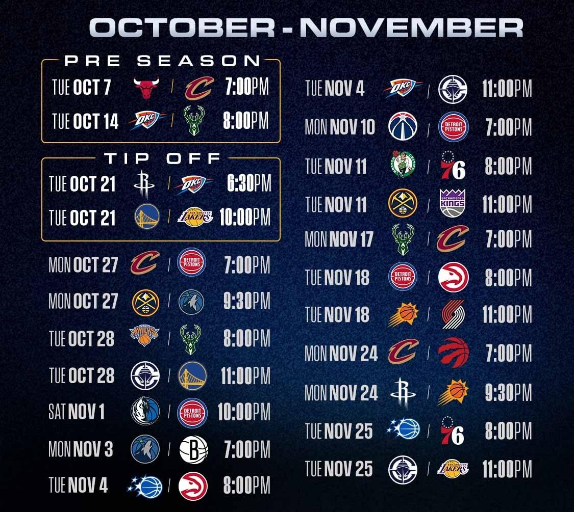 Peacock NBA Schedule 2025-26