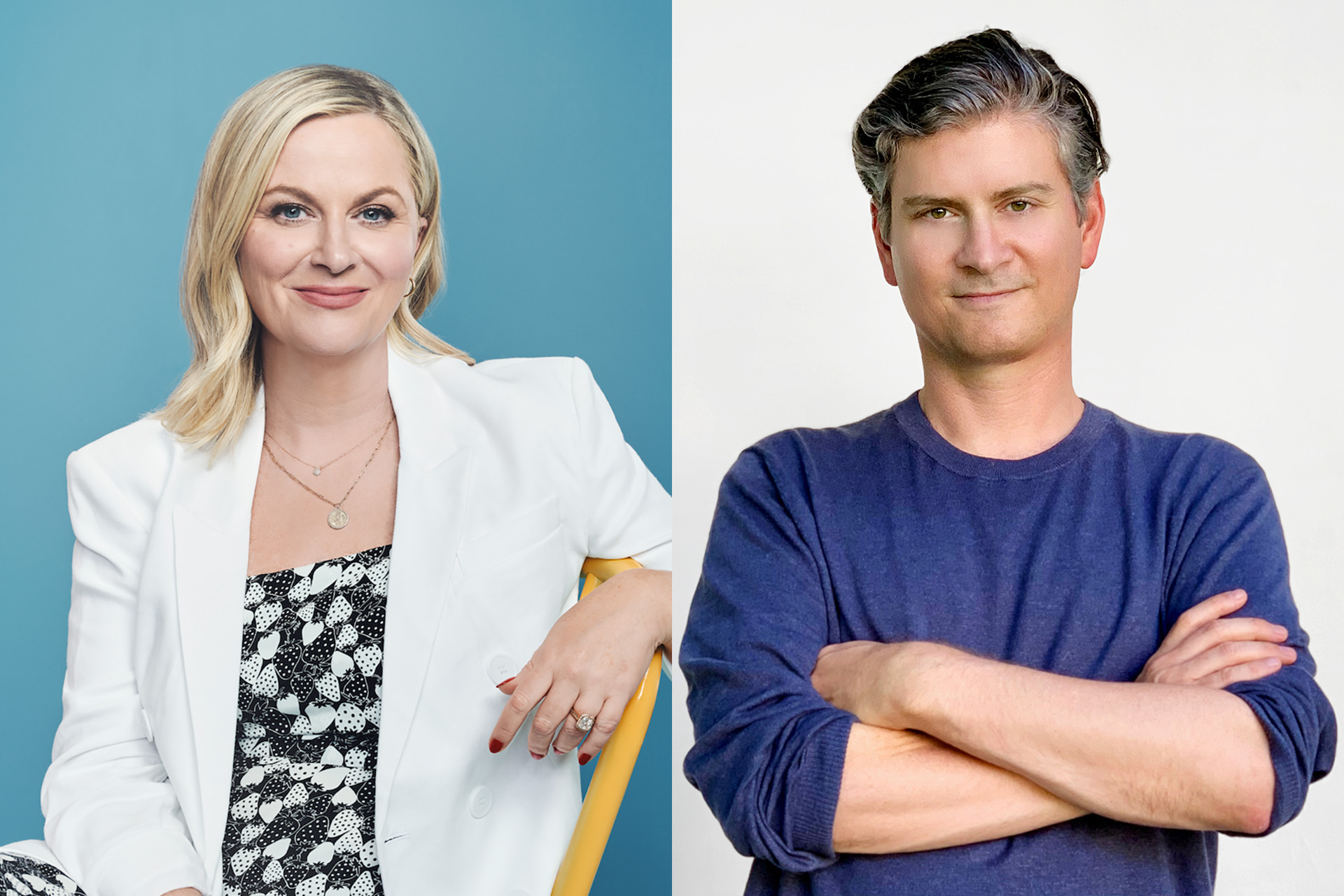 Amy Poehler and Mike Schur