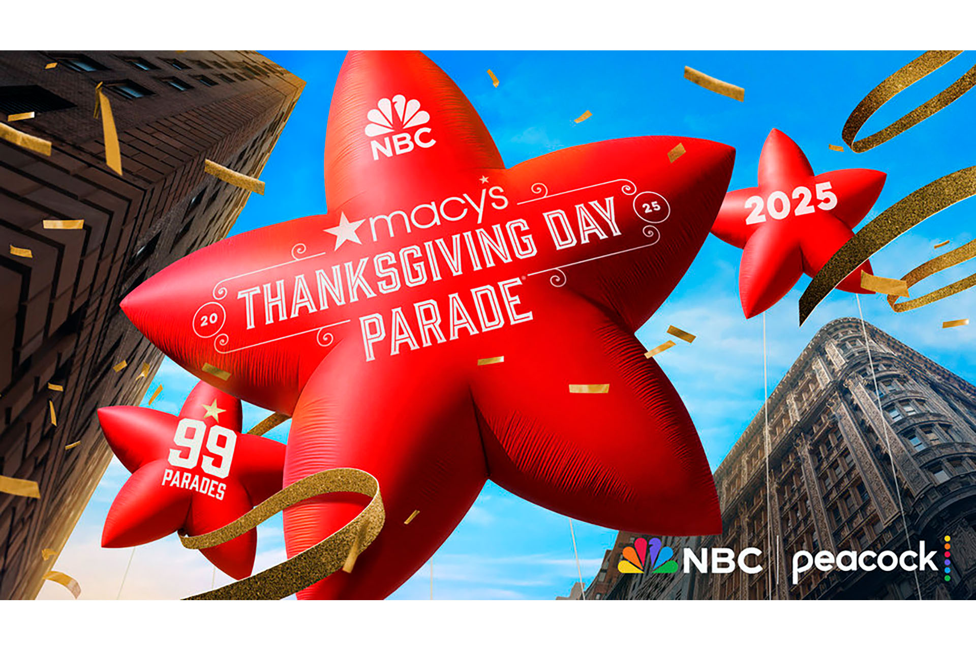 99th Macy's Thanksgiving Day Parade 2025 Key Art