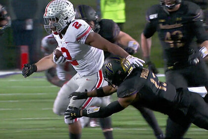 Ohio State plays Northwestern in a Big Ten college football game