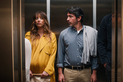 Kaley Cuoco and Chris Messina in Based On A True Story