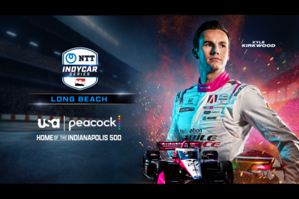 Kyle Kirkwood will race at NTT IndyCar Series Long Beach on Peacock and USA.