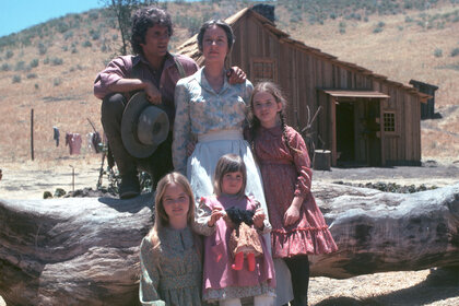 The cast of Little House on the Prairie.