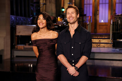 SNL Season 51 Glen Powell Olivia Dean