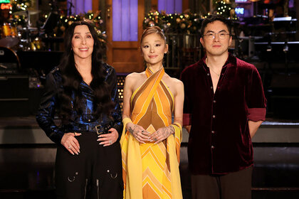 SNL Cher Ariana Grande Bowen Yang Promo