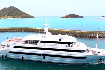 The Katina in a marina in Below Deck Down Under Season 4.