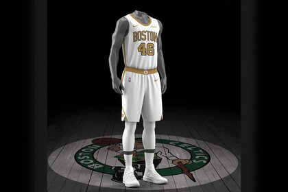 A look at the new Boston Celtics City Edition Uniform.