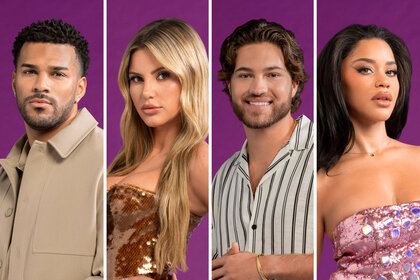 A split of Jeremiah Brown, Iris Kendall, TJ Palma, and Amaya Espinal.