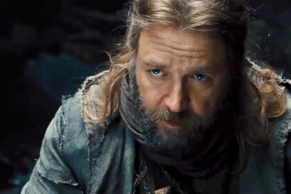 Russell Crowe as Noah in the film Noah (2014).