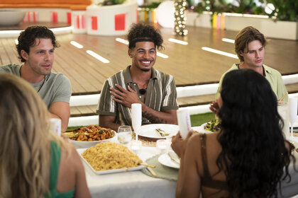 Sincere at family dinner Love Island USA Season 8
