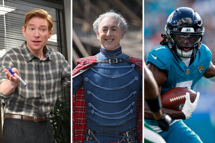 A split of The Paper, The Traitors: New Blood, and NFL player Brian Thomas Jr.