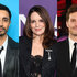 Split of Riz Ahmed, Tina Fey, and Jamie Dornan.