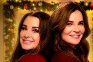 Kyle Richards (L) and Betsy Brandt (R) in The Housewives Of The North Pole