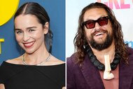 A split of Emilia Clarke and Jason Momoa.