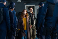Emily Blunt and Josh O'Connor in Disclosure Day (2026), directed by Steven Spielberg.