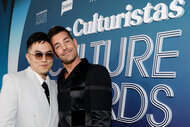 Bowen Yang and Matt Rogers at the 2026 Las Culturistas Awards on Saturday, May 30 from The United Theater.