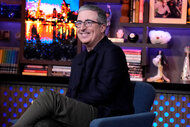 John Oliver as aguest on Watch What Happens Live With Andy Cohen