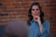 Dr. Lisa Paz looking onward in Married at First Sight Season 20 Episode 9.