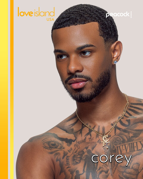 corey bombshell portrait love island usa season 8
