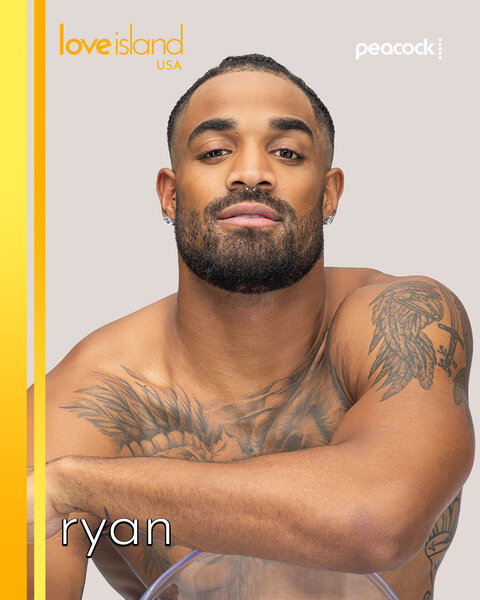Ryan bombshell portait on love island usa season 8