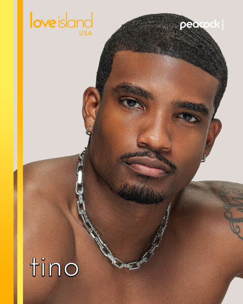 tino bombshell portrait on love island usa season 8