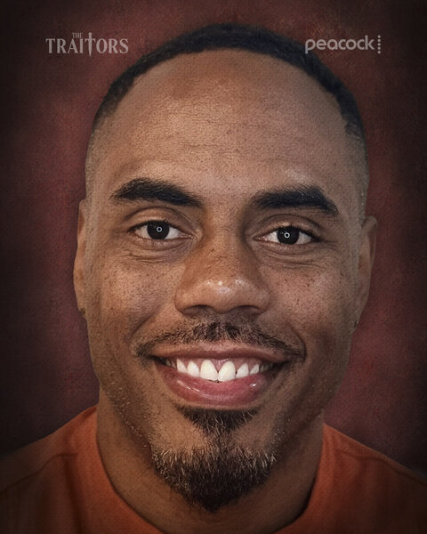 Rashad Jennings's cast portrait in The Traitors Season 6.