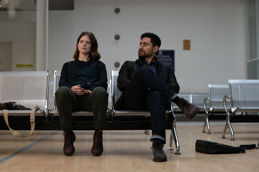 Rose Leslie (L) and Amir El-Masry (R) in Vigil