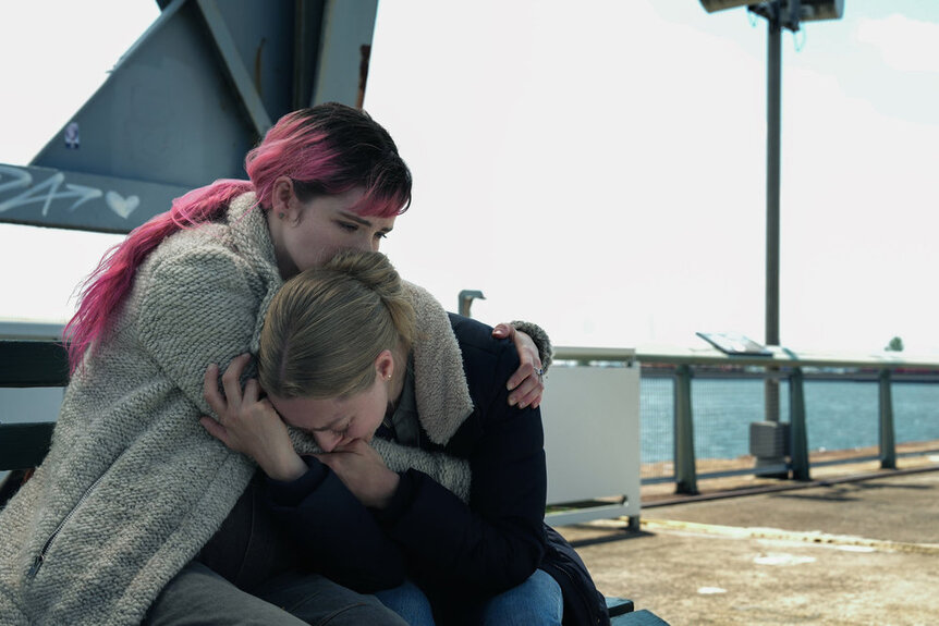 Ashleigh Cummings as Kacey, Amanda Seyfried as Mickey