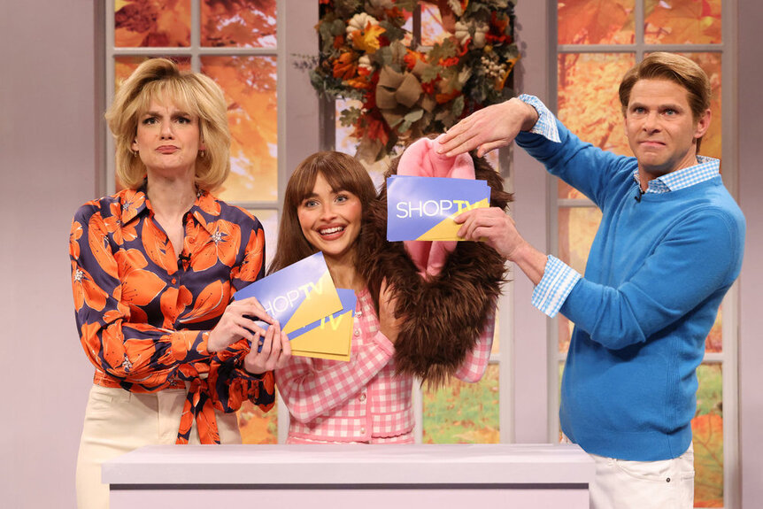 SNL Season 51 Shop TV Pillow