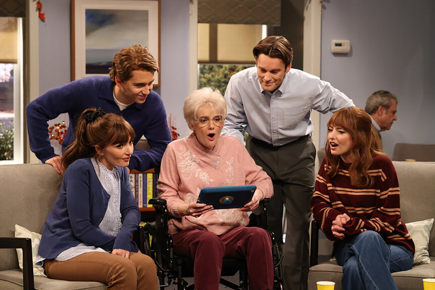 SNL Glen Powell AI Photos