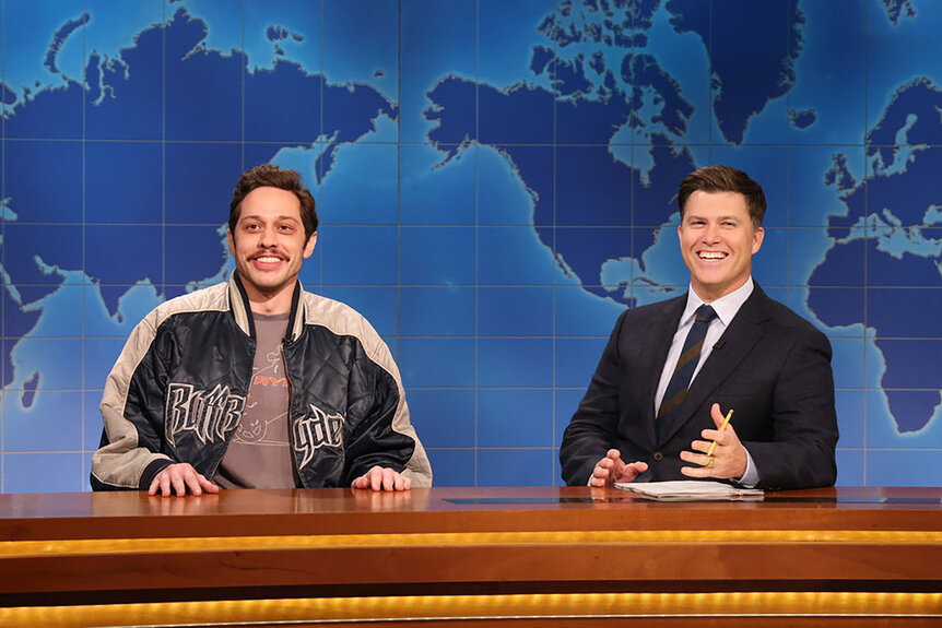 Nikki Glaser SNL Pete Davidson Weekend Update