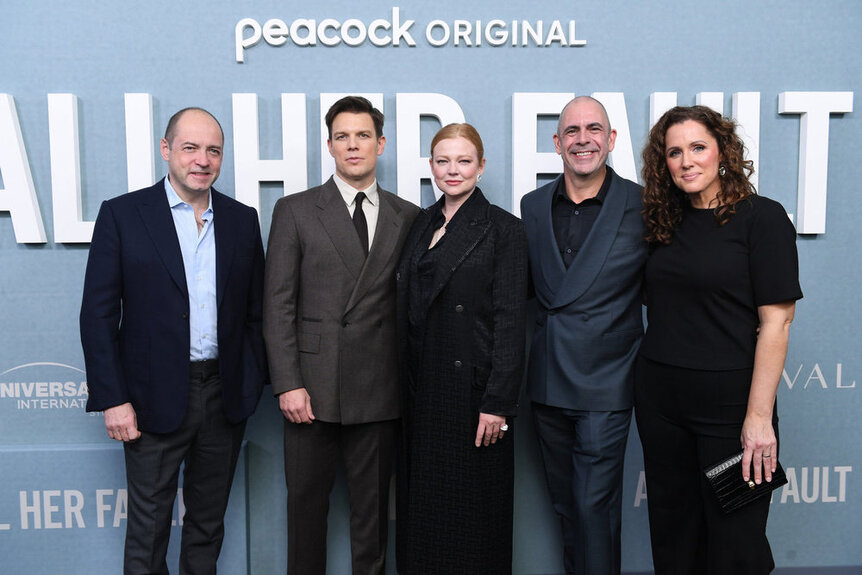All Her Fault Premiere Gareth Neame Jake Lacy Sarah Snook Nigel Marchant Megan Gallagher