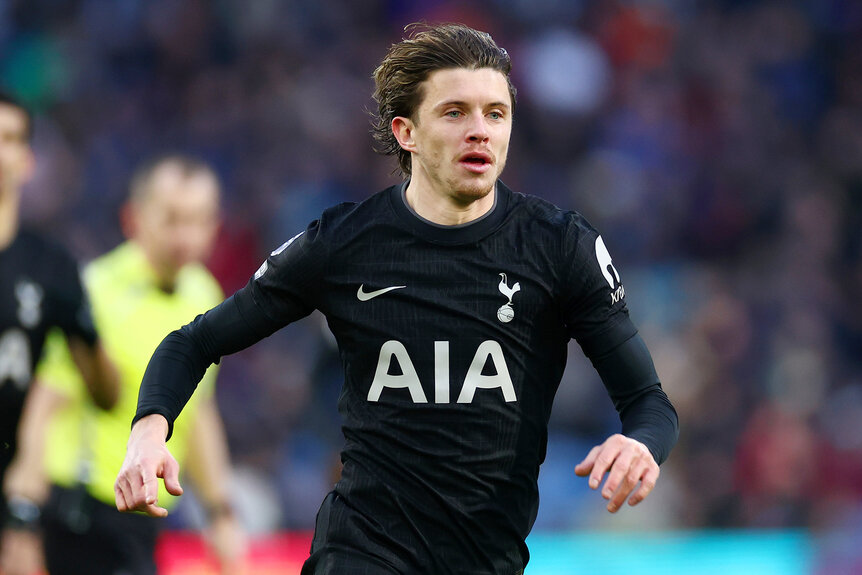 Conor Gallagher of Tottenham Hotspur running during the Premier League match between Burnley and Tottenham Hotspur.