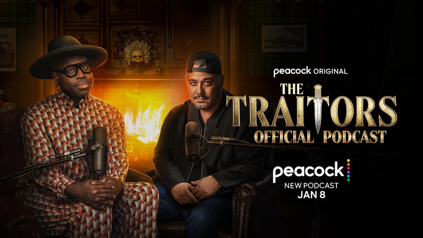 The Official Traitors Podcast Key Art