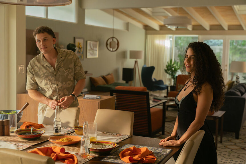 Tyler Perez as Matt, and Shannon Gisela as Etta during M.I.A. Season 1 Episode 9.