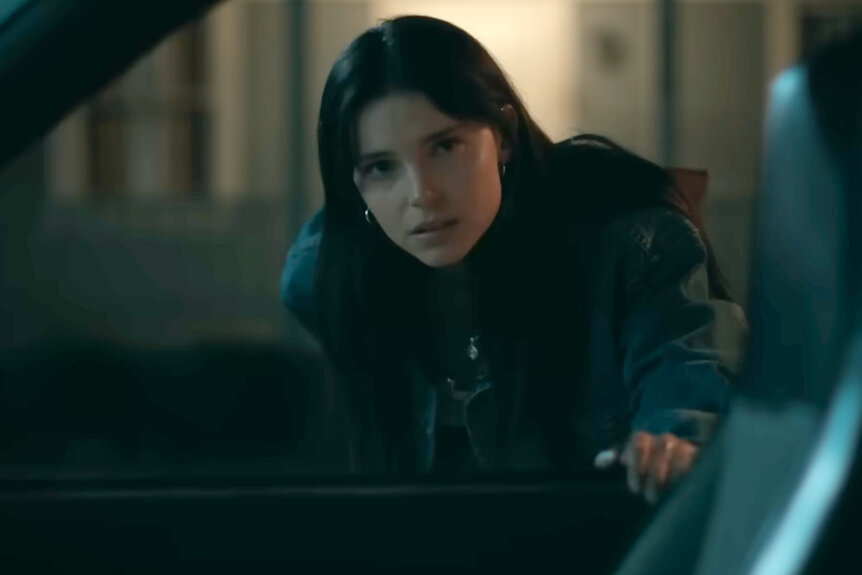 Inde Navarrette as Nikki during the film Obsession (2026).