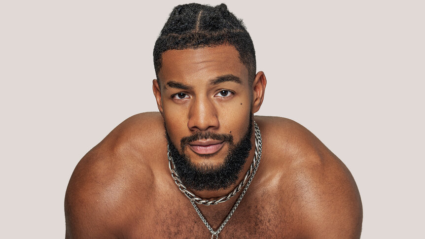 Chandlar casa amor bombshell portrait in Love Island USA Season 8.