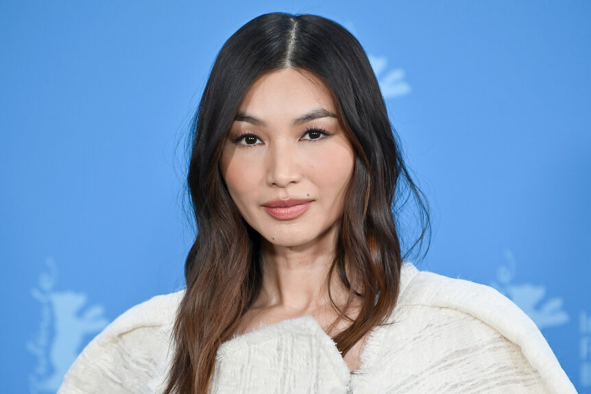 Gemma Chan poses at the "Josephine" photocall during the 76th Berlinale International Film Festival.